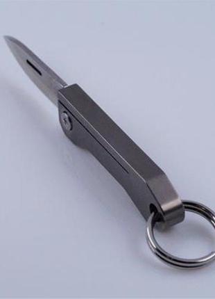 Брелок-нож на ключи, титан/металл арт. 033626 фото