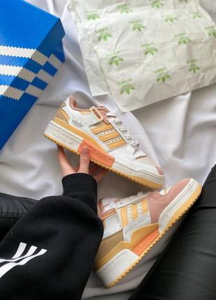 Кросівки adidas forum 84 low white/orange8 фото