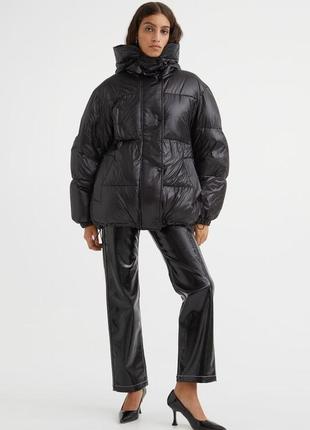 Пуховик куртка курточка пуффер puffer hm h&amp;m xs s оригинал4 фото