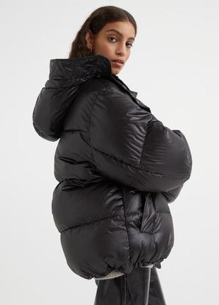 Пуховик куртка курточка пуффер puffer hm h&amp;m xs s оригинал2 фото