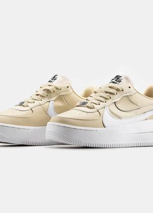 Жіночі кросівки nike air force 1 plt.af.orm fossil / smb