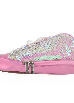 Пенал м'який "yes" tp-24 532723 ''sneakers with sequins'' pink, шт