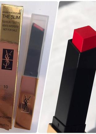 Yves saint laurent rouge pur couture the slim - матовая помада для губ