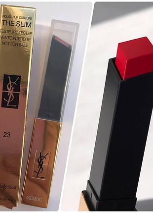 Yves saint laurent rouge pur couture the slim - матовая помада для губ
