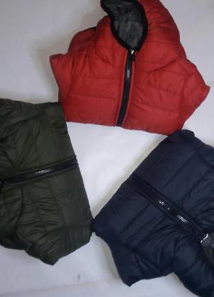 Куртка для мальчика евро. зима, двухсторонняя из италии в трех цветах2 фото