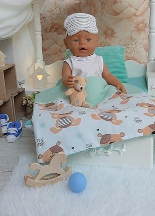Лялькові постільні набори для хлопчика baby born2 фото