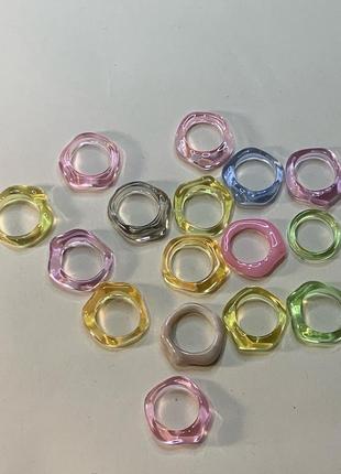 Каблучка з епоксидної смоли трендові кільця кільця з акрілу акрілові кільця