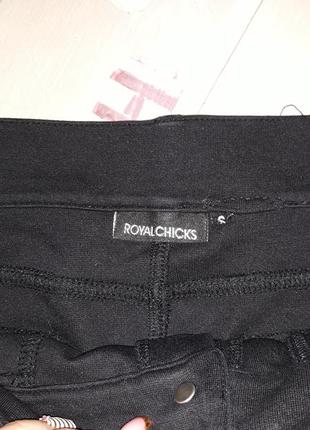 Крутанские черные брюки, лосины royal denim chicks размер s-m5 фото