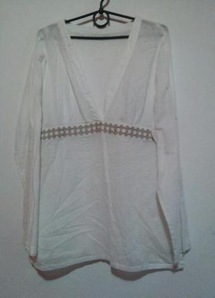 Натуральна катоновая блуза раз.8/10