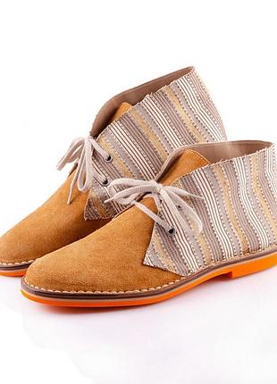 Ботинки женские only one 0312/143 светло-коричневые