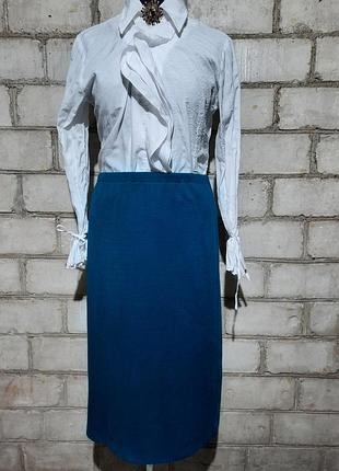 Юбка миди карандаш трикотажная