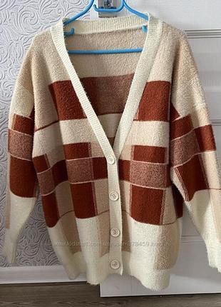 Стильний кардиган. ангора