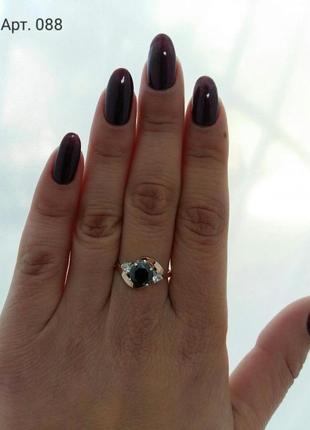 Серебряное кольцо с золотой пластиной10 фото