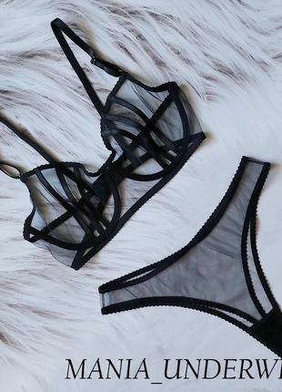 Набір з з прозорою сіточки від mania_underwear