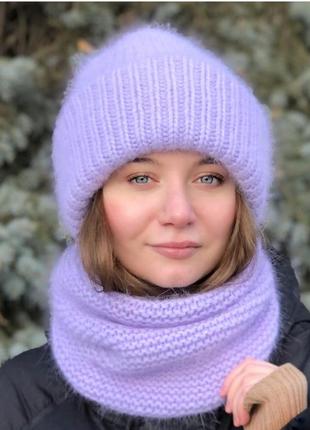 Шапка з ангори, читайте уважно опис нижче