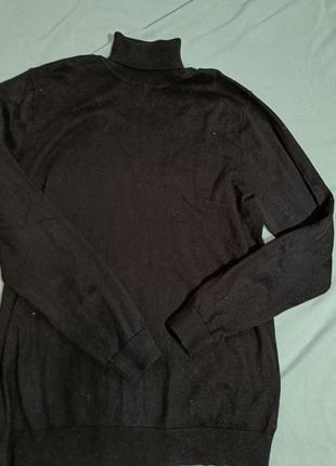 Чорний гольф. чорна водолазка. гольф черный . водолазка черная.