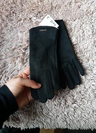 Мягкие замшевые перчатки6 фото
