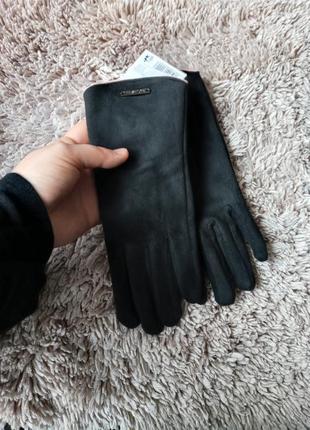 М'які замшеві рукавички4 фото