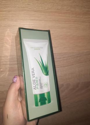 Пенка для умывания bioaqua aloe vera 92% cleanser с алоэ вера, 100 г2 фото