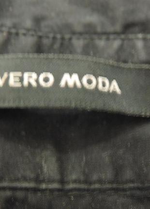 Vero moda черная блуза, рубашка с длинным рукавом, индия4 фото