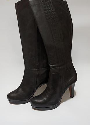 Чобітки жіночі шкіряні британського бренду clarks.брендове взуття stock