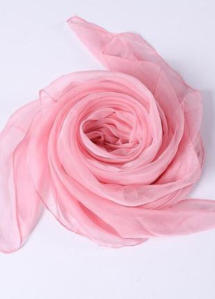 Парео шарф палантин платок розовый2 фото