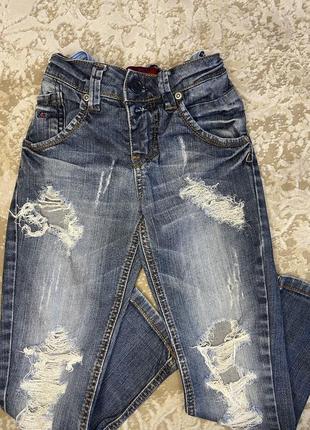 Стильные джинсы, 5 лет, 110 см.1 фото
