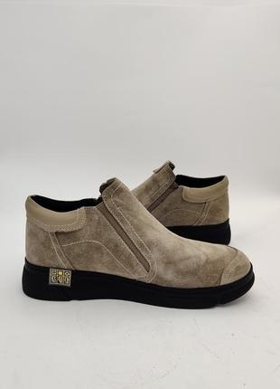 Жіночі черевики напівчеревики демісезонні беж 36 женские полуботинки ботинки molly bessa