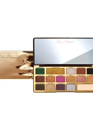 Палетка тіней для повік too faced chocolate gold1 фото