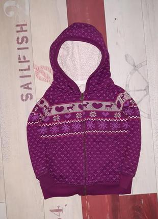 Тепле худі, меховушка, кофта nevada на 2-3 роки