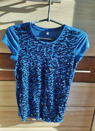 Футболка с пайетками 006