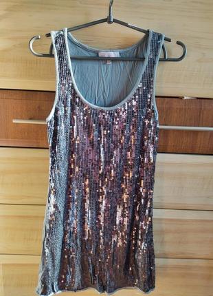 Туніка з паєтками