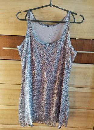 Туніка в паєтках