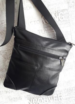 Чоловіча шкіряна сумка з натуральної шкіри