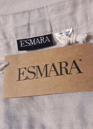Брендова  нова  льон + бавовна  стильна  сукня  - халат р.16 від  esmara4 фото