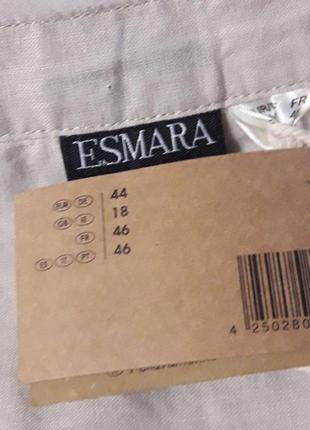 Брендова  нова  льон + бавовна  стильна  сукня  - халат р.16 від  esmara5 фото