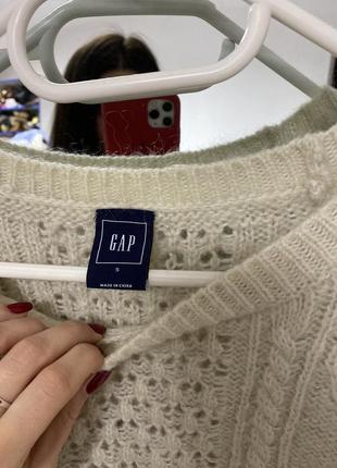 Теплющий светр із шерстю у складі gap3 фото