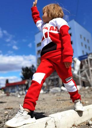 Теплий handmade костюм для хлопчика