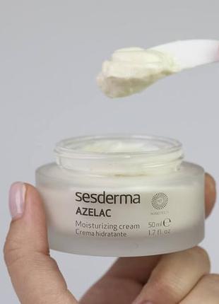 Зволожуючий крем sesderma azelac. акне, купероз, розацеа