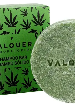 Твердый шампунь с конопляным маслом valquer shampoo bar with cannabis extract and hemp oil 50 г2 фото