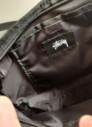 Месенджер stussy чорний сумка стусі барсетка через плечо5 фото