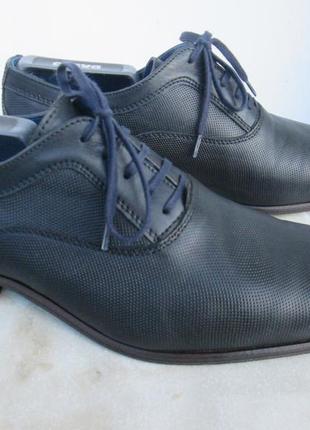 Кожаные классические туфли " san marina " 42 р. ( 28 см). португалия.