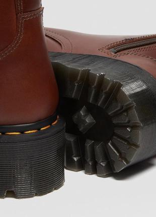 Утеплені черевики jadon faux fur lined platform | dr.martens - оригінал8 фото