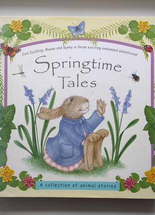 Тактильная детская книга springtime tales на английском языке1 фото