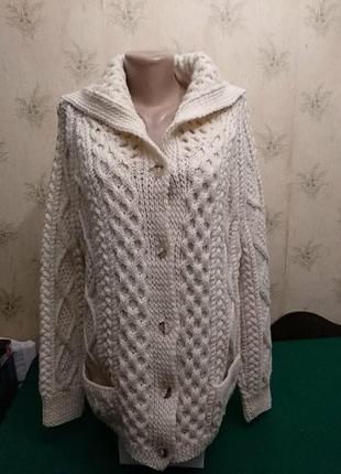 Стильная кофта  hand knitted/britain1 фото