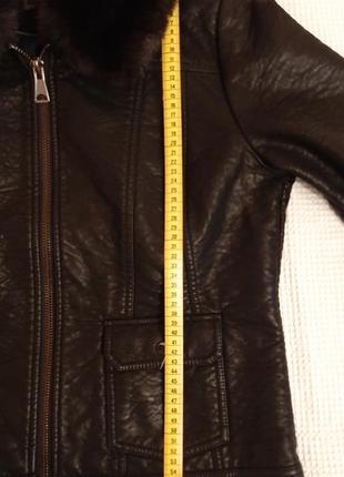 Нова чорна куртка із шкірозамінника фірми next. розміри вказані на фотографії.9 фото
