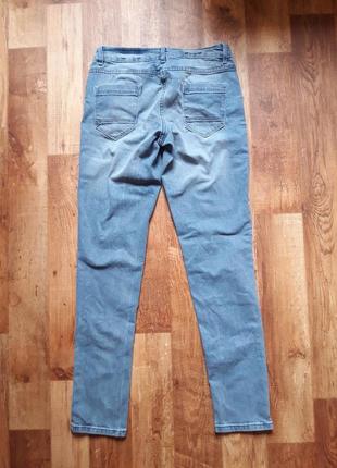 Голубые джинсы скинни из плотного денима размер 38, 37-51 ю4 фото