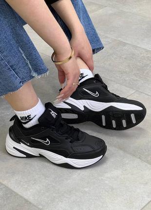 🔥женские кроссовки nike m2k tekno black white