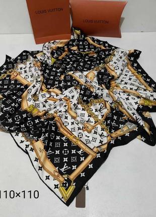 Шикарный платок в стиле louis vuitton 💎3 фото
