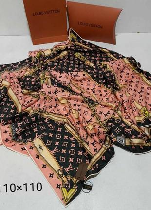 Шикарный платок в стиле louis vuitton 💎8 фото